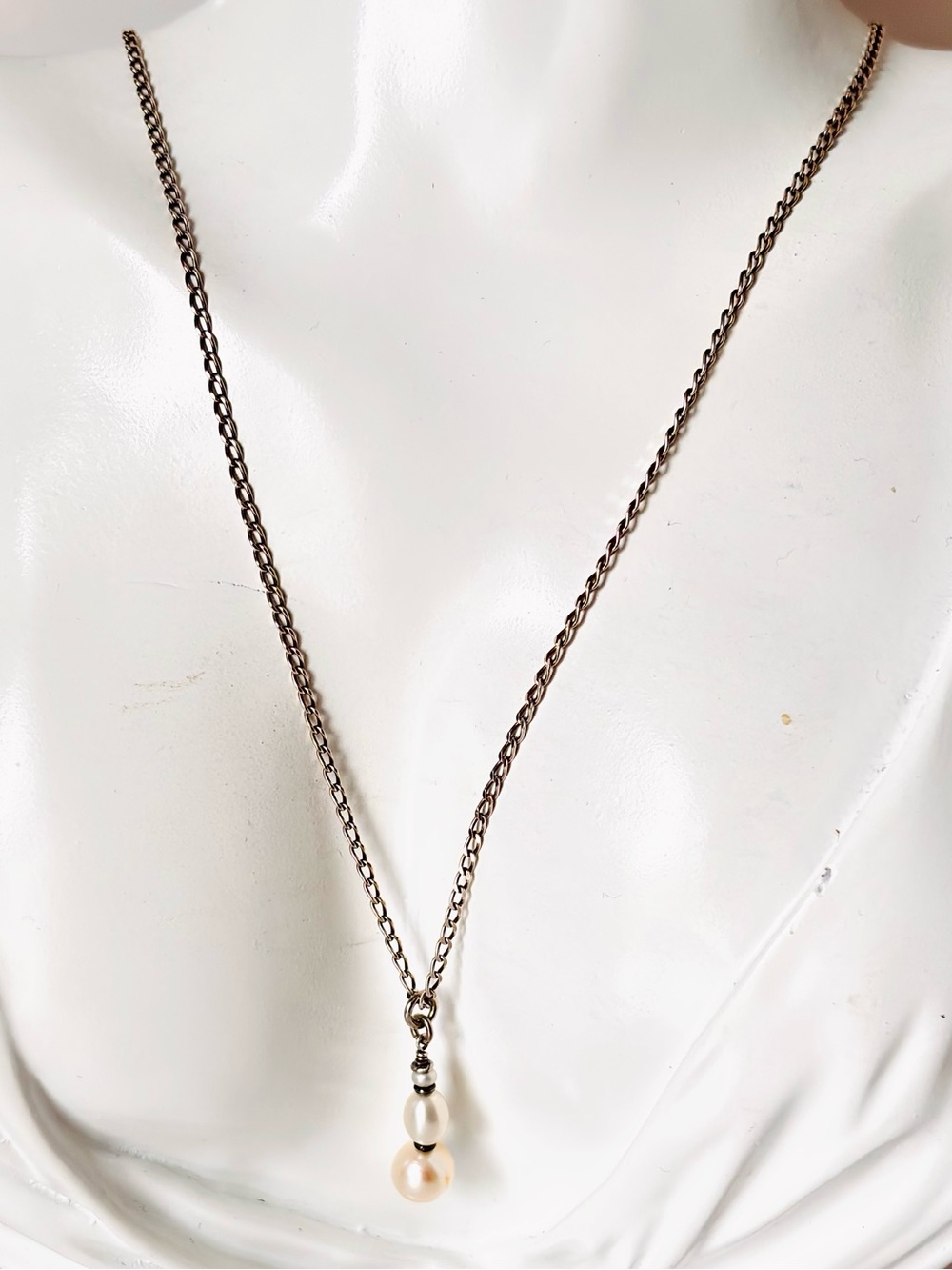 ATI 925 pearls pendant necklace